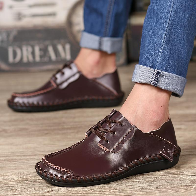 38-50 Men's Large Size Dress Shoes Casual Men's Driving Car Shoes