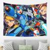 Megaman Video Game Mega Man Tapestry Decoration Art Aesthetic Tapestries for Living Room Bedroom Home Wall Cloth Wall Hanging