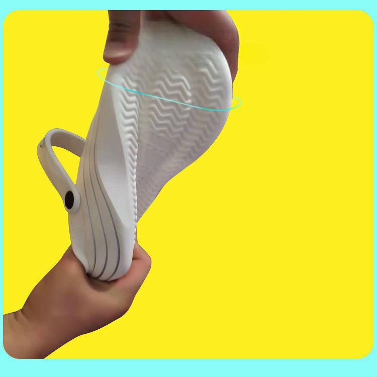 2 in 1 Sandalen und Hausschuhe zum Tragen nach außen Damen-Haushalts-Anti-Rutsch-Sandalen mit dicker Sohle und umwickelter Zehenpartie Sommer-Damen-Lochschuhe