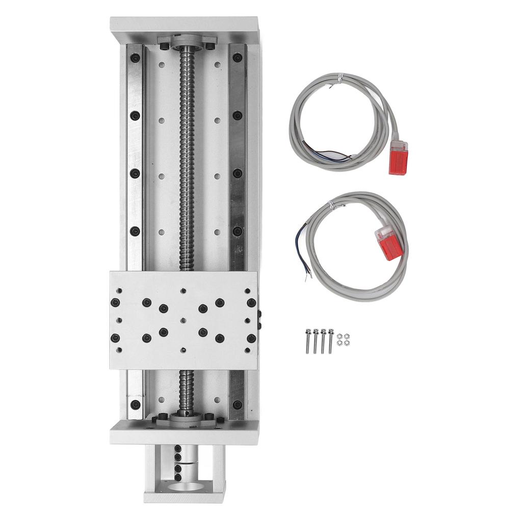 Ghidaj liniar cu șină de glisare, cursă 300 mm, șurub cu bile 1605, șină de ghidare liniară, platformă liniară cu limitator