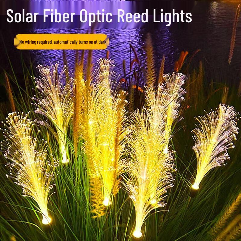 Solar LED Reed Landscape Ground Lights
