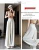 Pantalon Évasé Taille Haute Large pour Femme Printemps/Été 2025