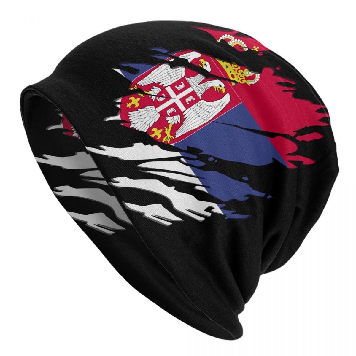 

Serbian Eagle Coat Of Arms Bonnet Hats Street Knit Hat For Unisex Women Warm Winter Serbian Flag Skullies Beanies Caps Beanies Cap