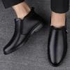 Fashion Winter Hot Selling Men's High Top Shoes Versatile Black Office Business Boots High-quality Men’s Genuine Leather Formal Shoes