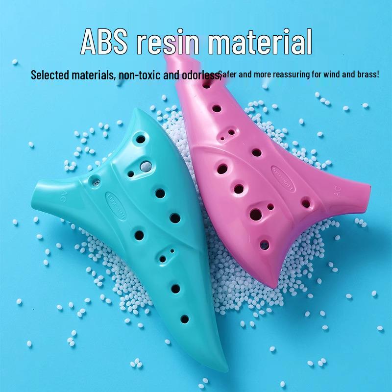 12-Hole Alto AC Ocarina: Stylish Beginner Instrument for Students