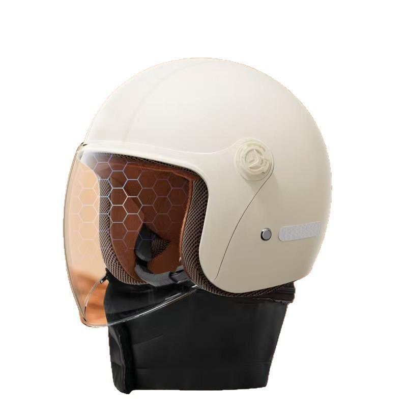 Premium Black 3C Certified Electric Bicycle Helmet for Women & Men, Warm & Safe for Scooters & Motorcycles