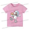 SpongeBobs Cartoon Tshirt for Children Cotton Soft Tee Boys Girls Tops Colorful Clothing Anime Printed Clothes Birthday Gift