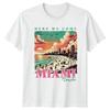 Vintage Miami Beach Scene T-Shirt Retro Florida Sunset Summer Vibes Travel Gift