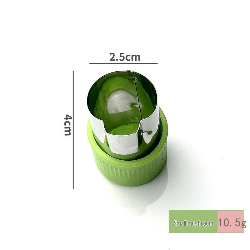 Stainless Steel Farfalle, Vegetable, Fruit, and Sausage Cutter & Cookie Wonton Stamp for Baby Food
