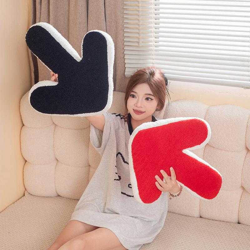 Cartoon Soft Love Arrow Throw Pillow Plush Toy Home Sofa Pillow Pillow Girl Soothing Rag Doll