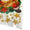 Christmas Window Door Sticker Decorative Window Santa Claus Stars 50 M
