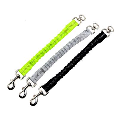 Guinzaglio per Cani Corda Estensibile Ammortizzatore di Forza di Trazione 37-60 cm Elasticità Pettorina in Nylon Larghezza 2.5 cm Adatto per Cani di Taglia Media Grande Cucciolo