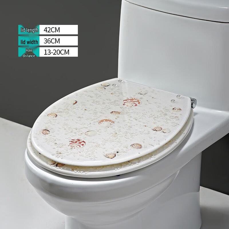MDNG Universal U-Shaped Thickened Toilet Seat - Ocean World