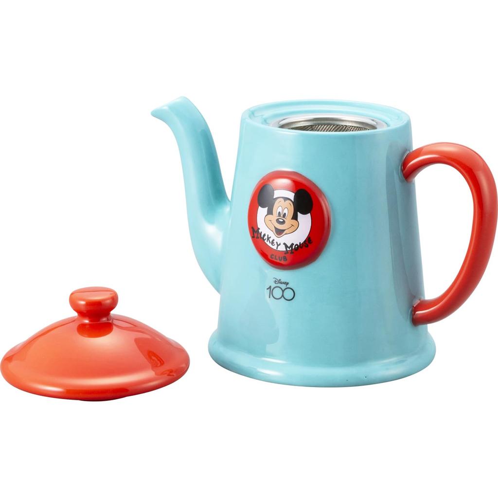 Sun Art Walt Disney Company 100th Anniversary D100 Mickey Mouse Club Teapot Retro Pop Tableware 670ml SAN4192 Approx.
