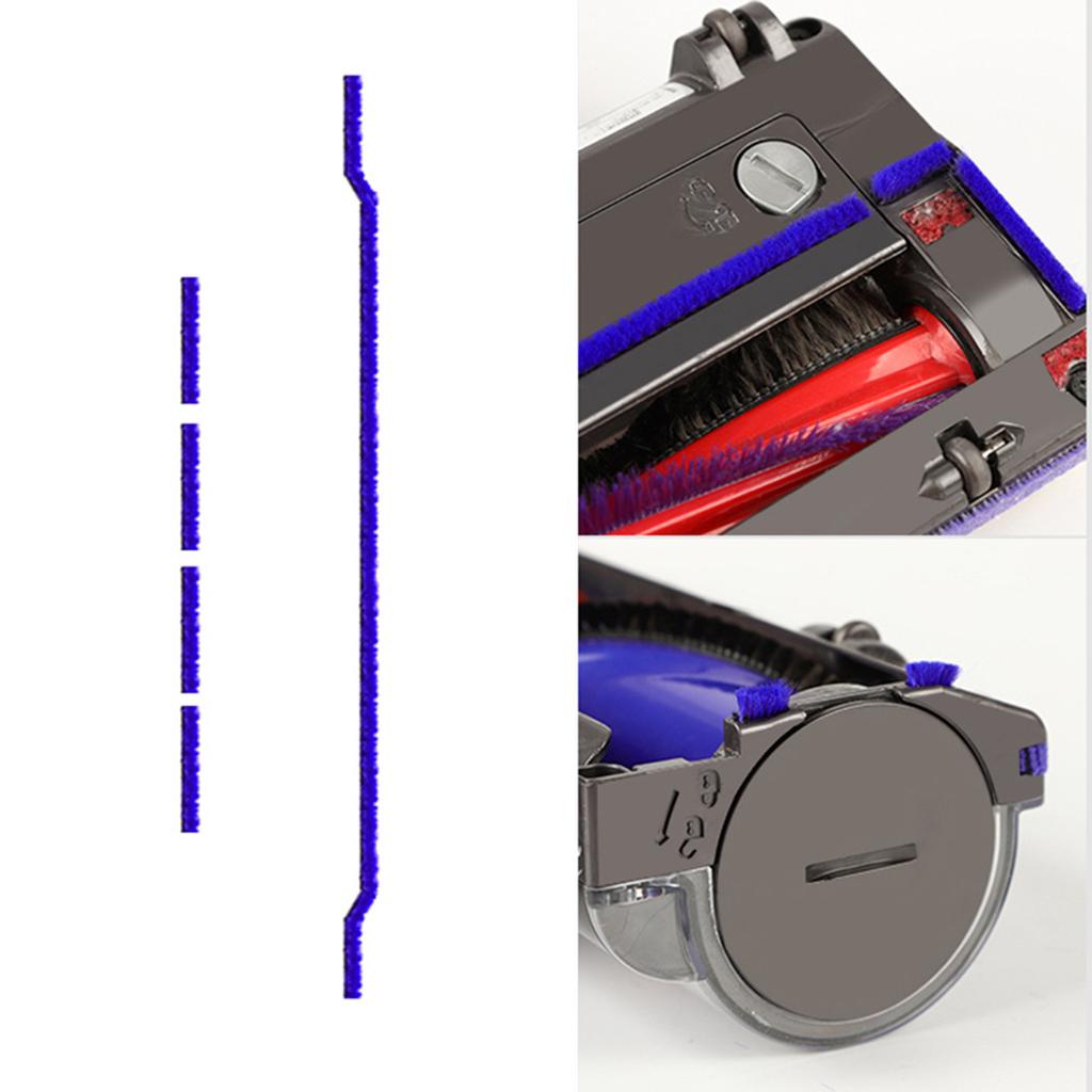 5* Měkký plyšový proužek kartáče Pro-V6-V7 Vysavač Hlava s přímým pohonem-Náhradní díly