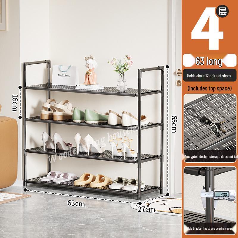 Multi-layer Space-saving Shoe Rack for Dorms and Homes