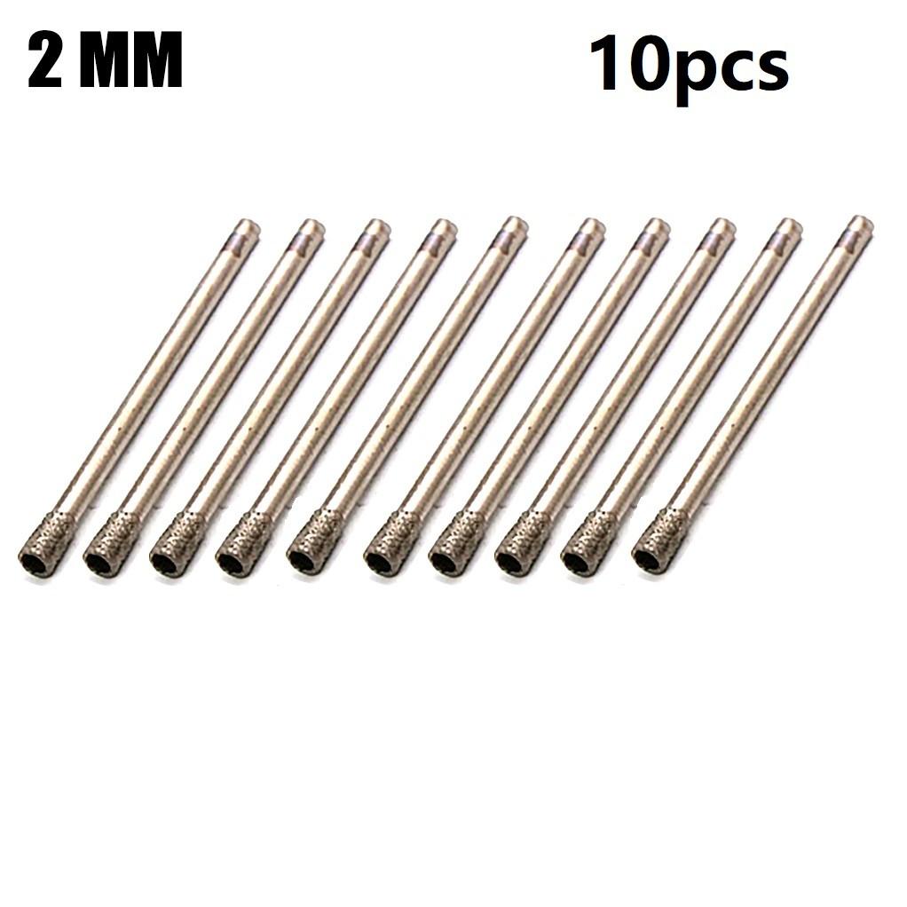 Drill Bit Bit Rotary Diamond Sleeve Shape 1-4mm 10Pcs