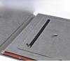 Leather document bag/folder, A4/A5 size, for official documents and materials storage bag for office school homework use