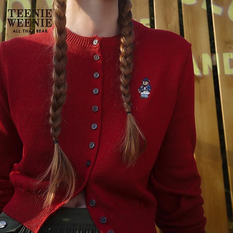 Teenie Weenie Women's Bear Knit Cardigan