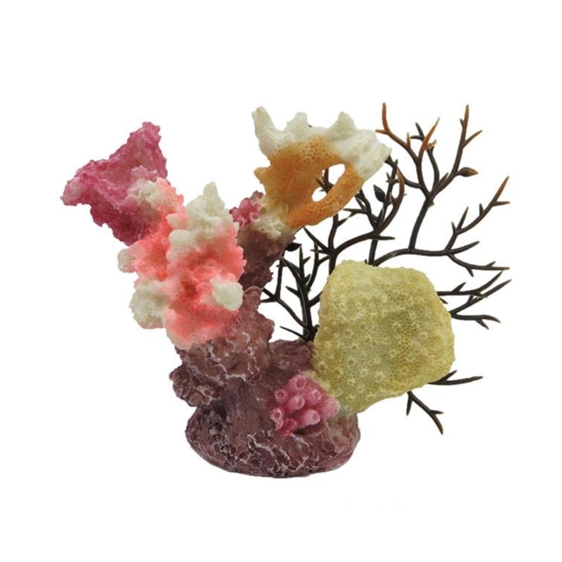 

Aquarium Colorful Coral Craft Sea Creature Terrarium Habitat Aquarium Underwater Artificial Plant Reef