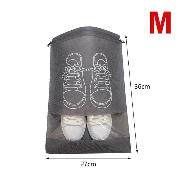 Shoes Storage Bags Closet Organizer Non-woven Travel Portable Bag Waterproof Pocket Clothing Classified Hanging Bag