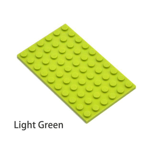 20pcs DIY Building Blocks Thin Figures Bricks 6x10 Dots 12Color Educational Creative Size Compatible With 3033 Toys for Children