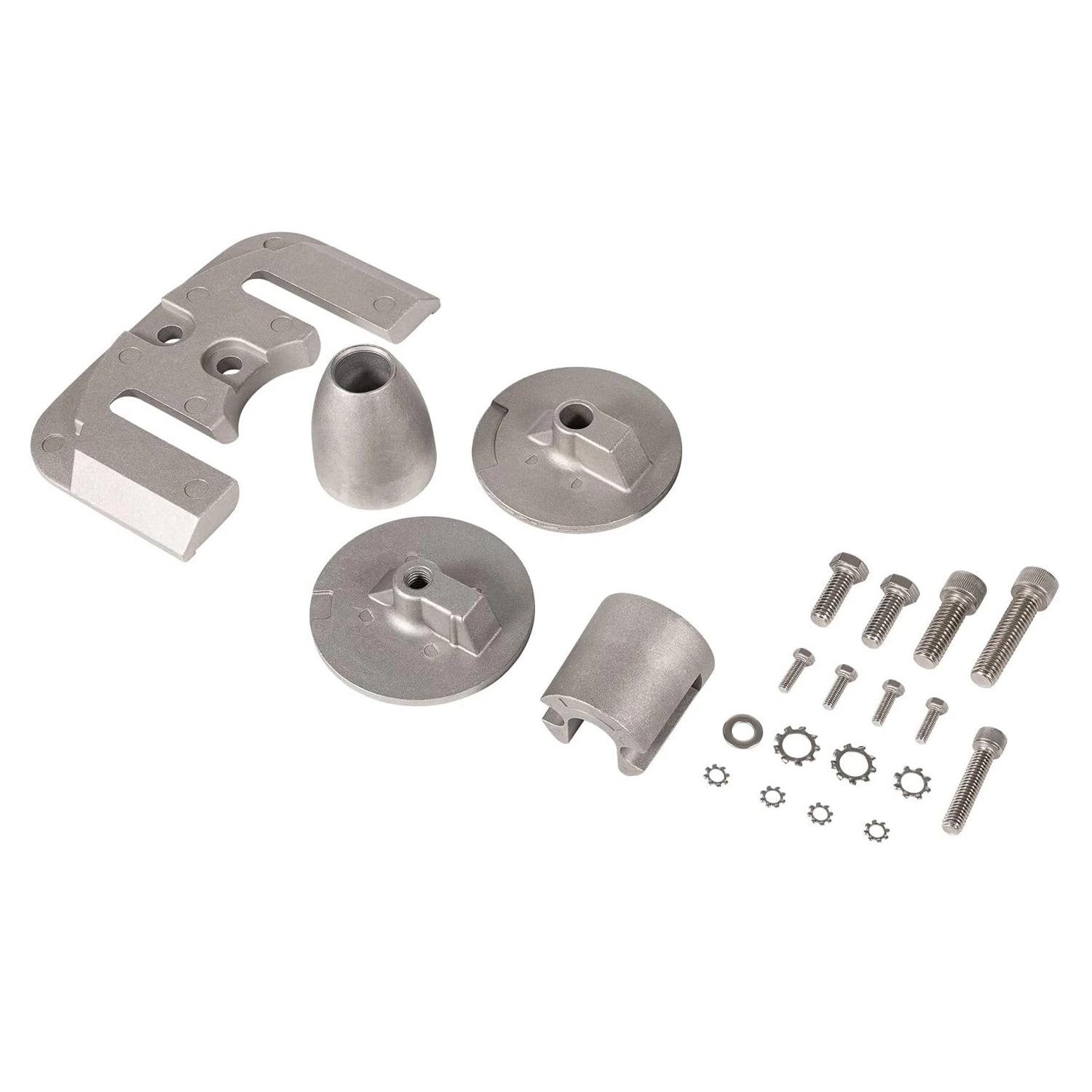 Aluminum Anode Kit Fits for 2004+ Mercruiser Bravo 3 III Drives Sterndrives Replace for CMBRAVO3KITA, 888761Q02, 888761Q04