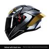Unisex Carbon Fiber Full-Face Motorcycle Helmet with Bluetooth & Anti-Fog, 3C Certified for All Seasons