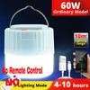 Portable Flashlight Power Bank LED Camping Lanterns with Remote Control Waterproof Outdoor Tent Light Rechargeable Camping Light