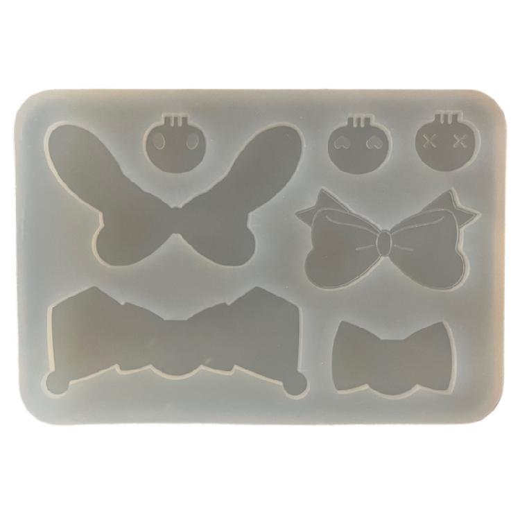 Sweet Bowknot Silicone Mold Quicksand Resin Filler Crystal Epoxy Resin Molds Filling Accessories DIYs Jewelry Castings