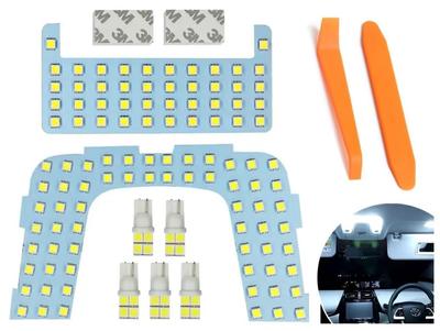 LUVUAHEAD Lumière d'Intérieur LED Série Prius 50 avec Blanc Intérieur Personnalisé Toyota Outils Faciles pour Personnalisation Super, ZVW50, Design, Lumière, Installation,