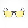 Night Glasses Shiny Black YELLOW Night Driving Night Fishing [Bunnywalk] BW-021 BW-0215Y