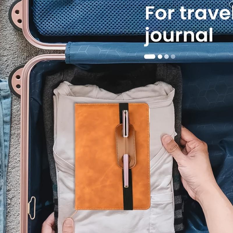 Versatile Faux Leather Notebook with Elastic Closure and Pen Holder - Perfect for Reading, Journaling & Sketching - Ideal Gift and Everyday Carry