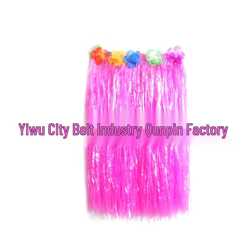 Children's Hawaiian Hula Skirt & Lei Set - Perfect for Performances, Weddings, Parties, and Costumes.