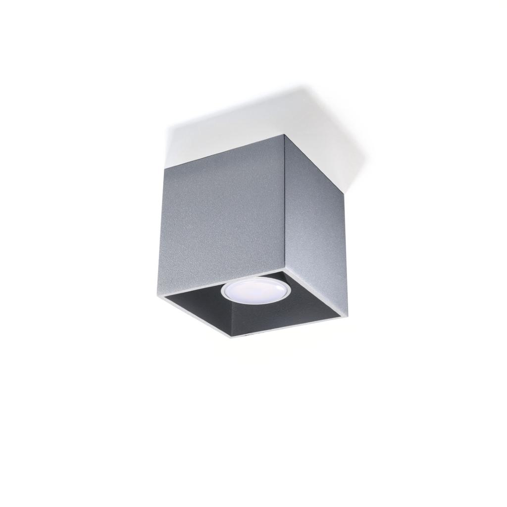 Plafon Delta 1 Gu10 Szary Alu Lumilo 00.114.24