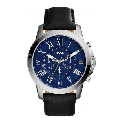 Herren Chronograph Uhr - Lederarmband, Drei Zifferblätter, Business Casual Tägliches Tragen FS4990