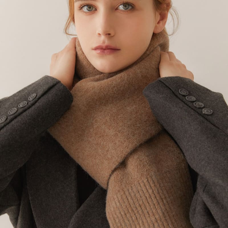 J.LARUEN Basic Knit Muffler (15 Colors)