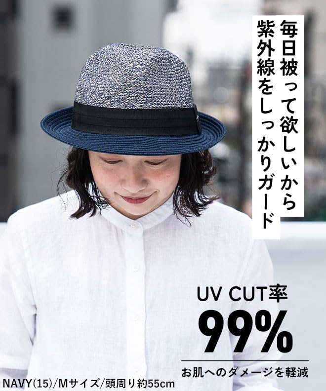 Nakota Two Tone Home Wash Straw Hat for Men and UV Sun Heatstroke Large Outdoor Large Navy Hat, Women, Protection, Protection, Prevention, Size,