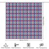 Elegant Purple Blue Red Decorative Bath Shower Curtain Waterproof Bathroom Fabric Size: 72X84 (183X213Cm) Pattern Design: Diamon