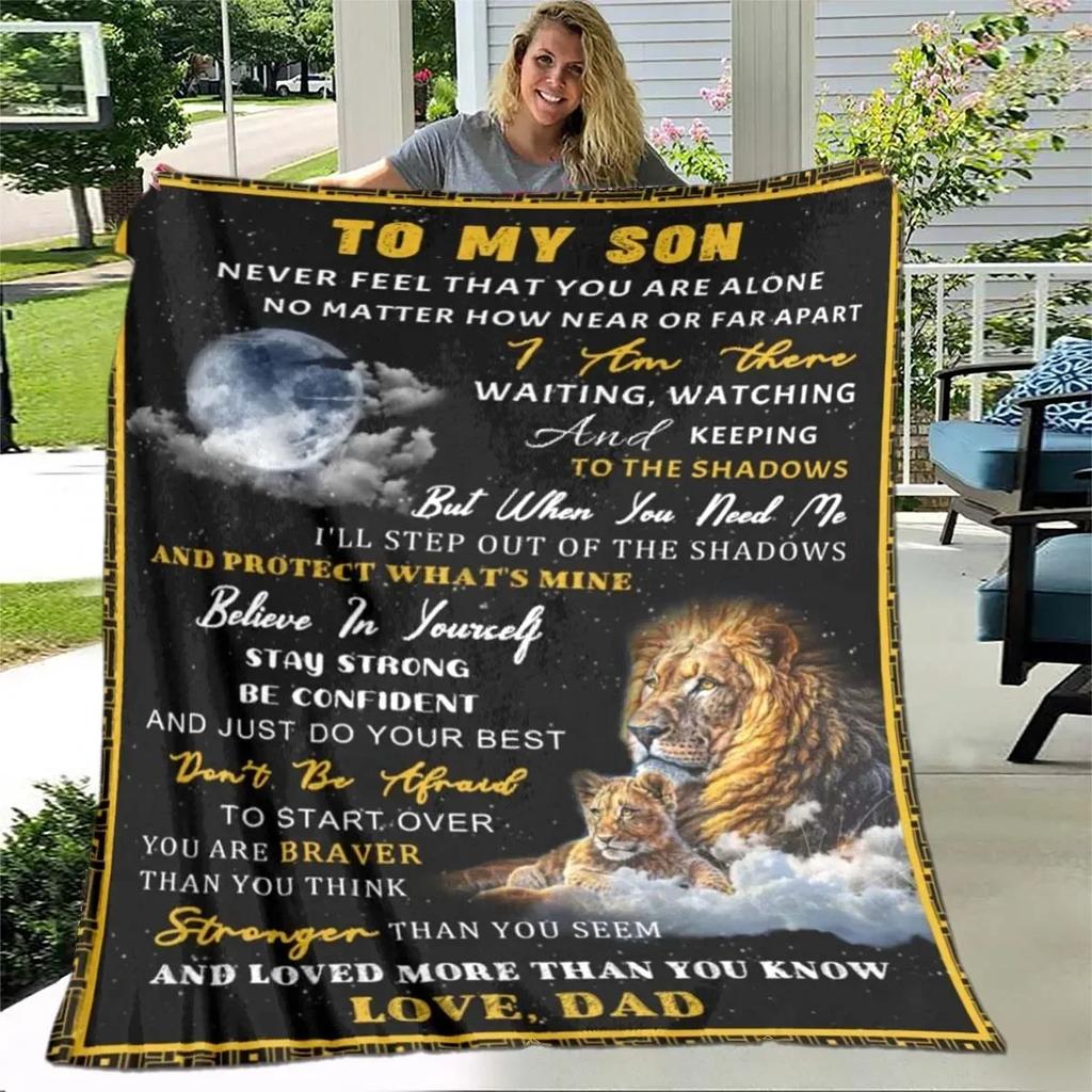 Gifts for Son Super Soft Plush Blanket,Flannel Blanket Throw Blanket for Living Room Bedroom Bed Sofa Picnic Cover