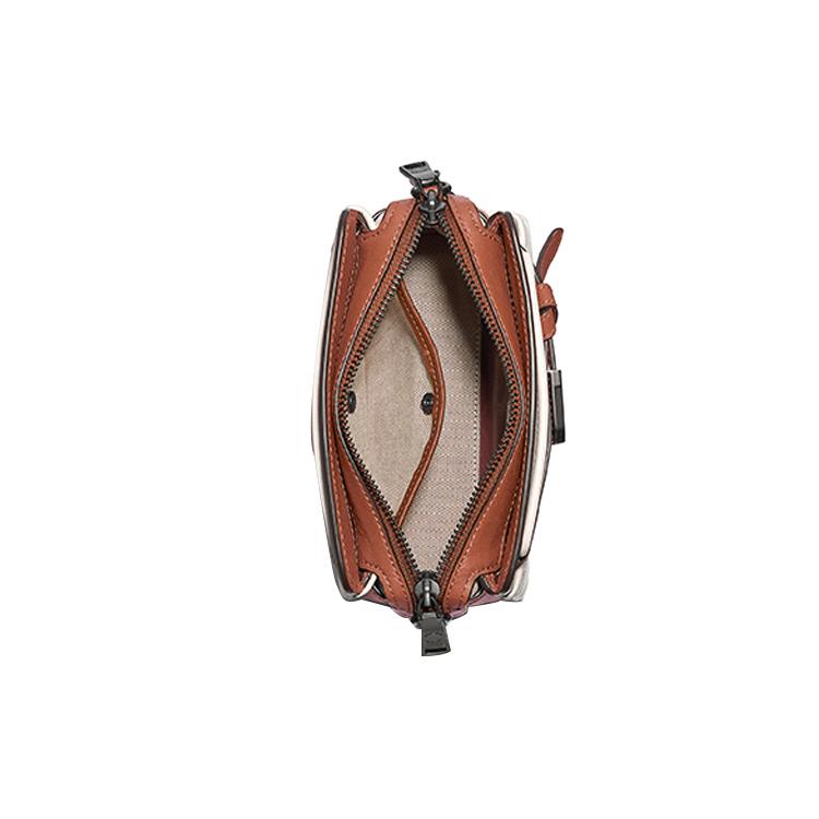 COACH Leather One Shoulder Crossbody Handheld Crossbody Bag Small Womens