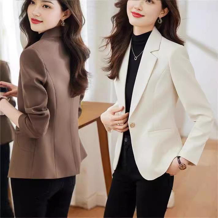 Damski Nowy Modny Popularny Wysokiej Klasy Casualowy Garnitur Top Mały Mężczyzna Wersja Koreańska