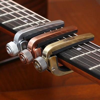 With Silicone Pad Guitar Capo with Pick Holder Guitar Quick Change Clamp Ukulele