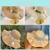 Daisy Flower Wreath Straw Hat With Breathable Weaving For Spring Summer Wear