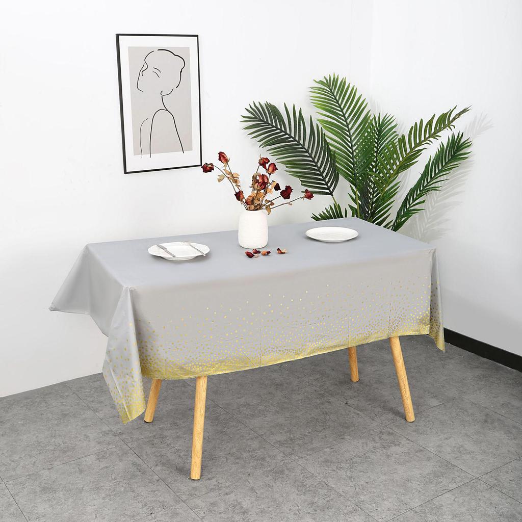 Polka Dot Disposable PEVA Plastic Party Tablecloth