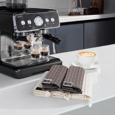 1/4 ks Čisticí utěrky na kávový bar Superabsorpční čisticí utěrka z mikrovlákna Utěrka Domácí barista Čisticí nástroj Čistič kávovaru