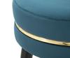 Bar Stool Paris Teal Gold Cm Ø 35X74