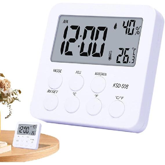 Room Thermometers Indoor | LCD Digital Hygrometer Thermometer, Thermometer Room Temperature, Room Temperature Monitor Temperature Humidity Gauge for 1 pack