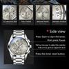 OLEVS Men Watch Multi Functional Waterproof Calendar Chronograph Luxury Brand Original Quartz Watch Men Sports Watch