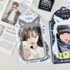 Photocard Holder Keychain Y2K Binder Photocard Idol Kpop Photo Card Holder Backbag Display Pendant Student Card Protective Cover